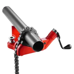 Product image of Pipe Chain Vise, 1/4" - 6" Pipe Capacity, 28" Chain, Cast Iron Base