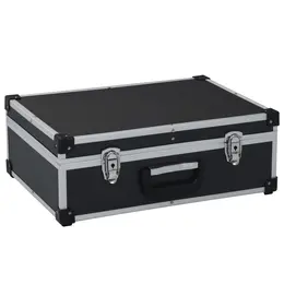 Tool Case 46 x 33 x 16 cm Black Aluminum