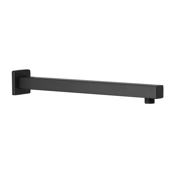 Shower Arm With Flange, 1/2 NPT Tapered Threads, Rain Shower Head Arm, Wall Mount Shower Extension Arm