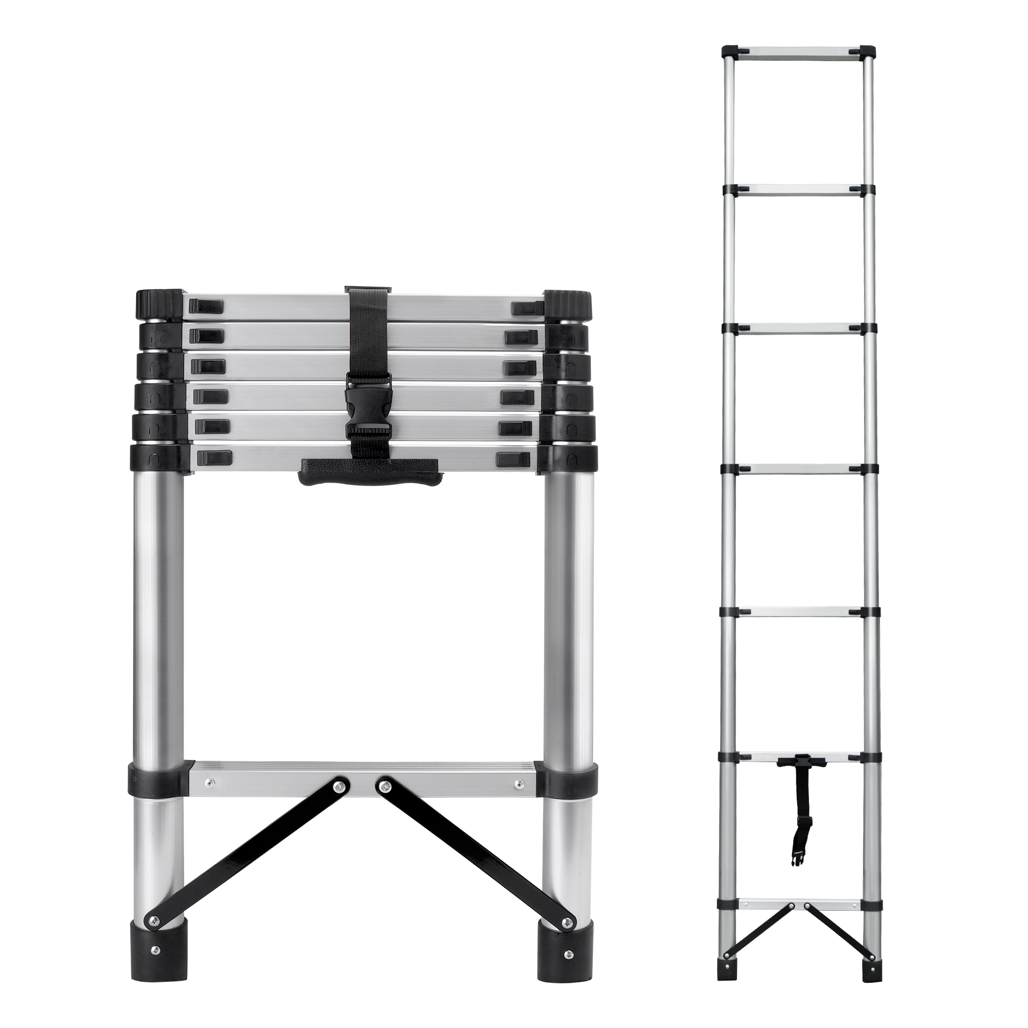 8.56 Feet Compact Telescoping Ladder