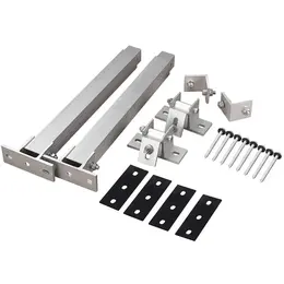 Solar Photovoltaic Adjustable Front And Rear Foot Brackets, Single Set Of 15-30 Degrees (nut Type)