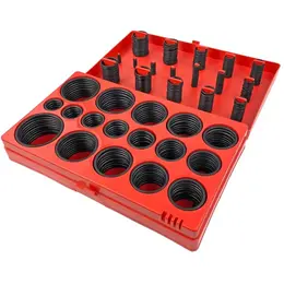 419 Pieces Of O-ring, Nitrile Rubber Ring, Plastic Box Gasket