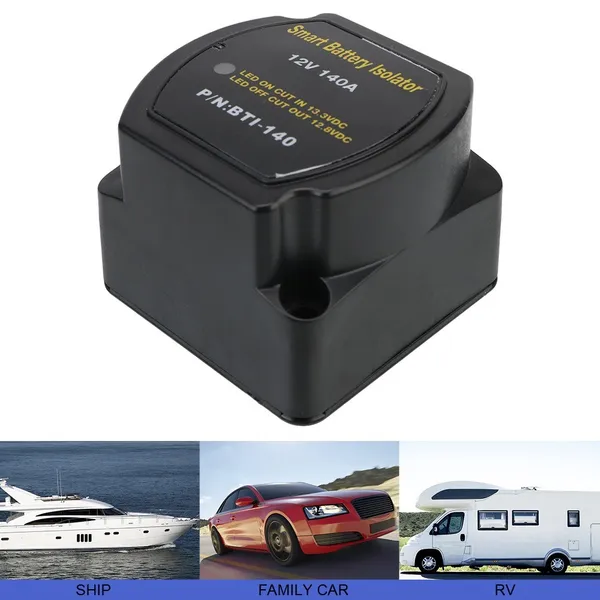 Main product image of 12V 140A Automatic Battery Isolator Relay, Voltage Sensitive Relay For Car, Camper, Boat