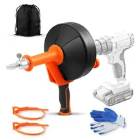 Product image of 25 ft. 2-in-1 Hand/Electric Drum Auger Drain Snake