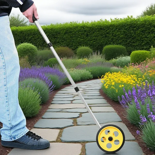 Main product image of Distance Wheel Measurer - Portable Distance Meter Roller For Multiple Purposes, 0~9999.9m, Outdoor Measurement, Compact Design, Measurement Device, Land Surveyors