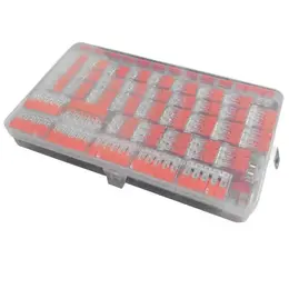90pcs Cable Connectors Set, Connection Terminals, Conductor Clamps, Electrical Connection Blocks, For Fixed Cable Connection Clamps PCT-412/213/215