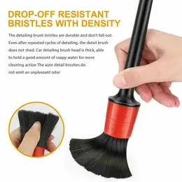 Detailing Brush Set Power Scrubber Drill Brushes Car Polish Pads Car Cleaning Brush For Car Air Vents Rim Dirt Dust Clean Tools