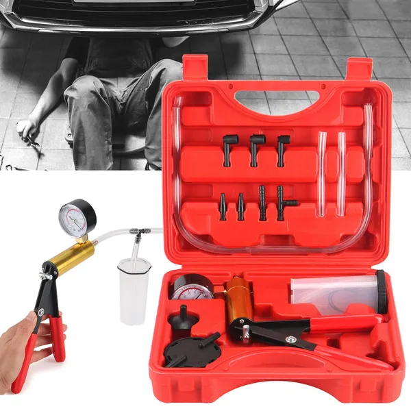 Main product image of Automotive Handheld Vacuum Pump & Brake Bleeder Kit with Case
