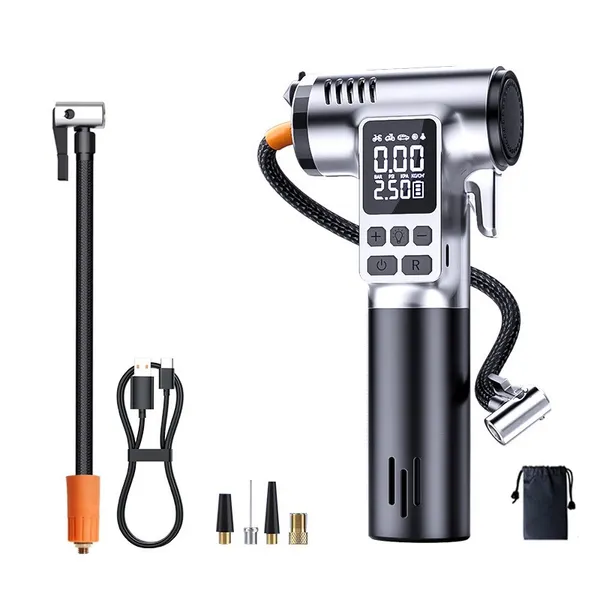 Main product image of LCD Electric Cordless Air Pump (Battery-Powered)