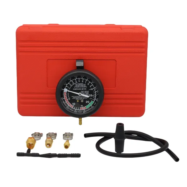 Pressure And Vacuum Tester Kit, Diagnostic Tool For Engines, Pumps, Brake Systems