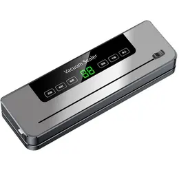 Automatic Vacuum Sealer Machine For Household Food Preservation - Dry & Wet Use, Deep Space Gray, Includes 50 Free 20x30 Textured Bags