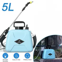5L Battery Pressure Sprayer, Electric Garden Sprayer, Rechargeable Knapsack Sprayer