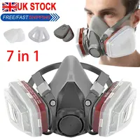 Product image of 7 In 1Respirator Mask Suit Industry Painting Spray Dust Gas Mask  Respirator Mas