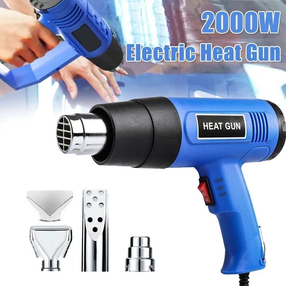 Support Pan European：2000W 2 Heating Levels Hot Air Blower Heat Gun Hot Air Dryer Hot Air Dryer