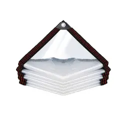 Support Pan European：2*4m Waterproof Cover Transparent With Eyelets See-Through Tarpaulin Garden