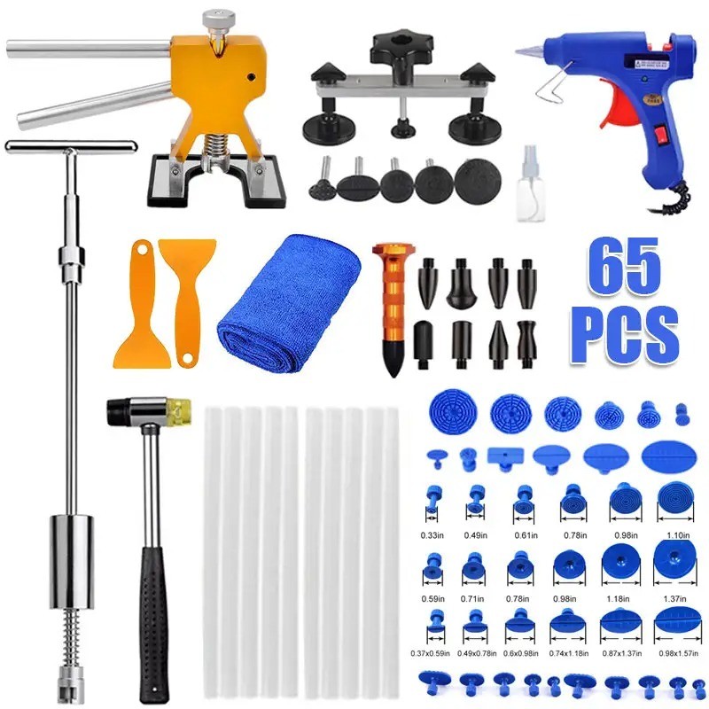 Main product image of Support Pan European-65PCS DENT PULLER TOOL AUTO DENT REPAIR SET DENT LIFTER DENT REMOVAL TOOL KIT