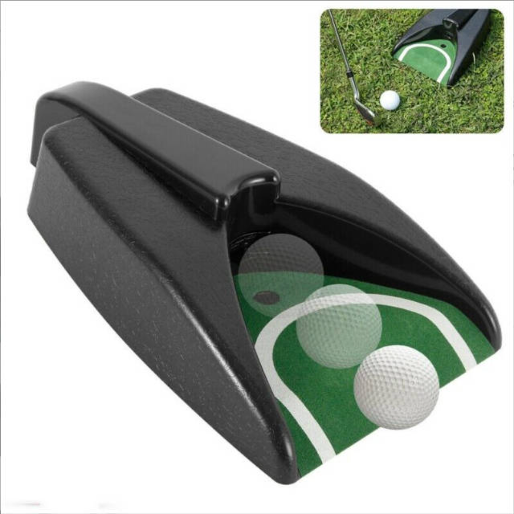 Support Pan European-Golf Ball Putting Mat Electric Auto Ball Return Machine Practice & Training Aid