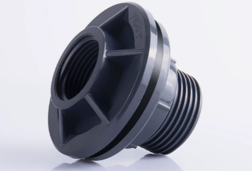 Water tank connector-6 points 3/4-dark grey-PVC-1 piece