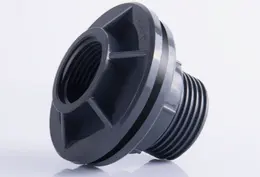 Water tank connector-6 points 3/4-dark grey-PVC-1 piece