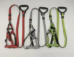 Reflective chest and back traction rope-adjustable-random color-xxl code-1 set