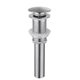 Bathroom Sink Drain Without Overflow, Vessel Sink Lavatory Vanity Pop-Up Drain Stopper, 304 Stainless Steel