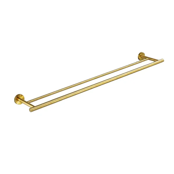 23.6 Inch Double Towel Bar, Bathroom Towel Bar Wall Mount, 304 Stainless Steel Bathroom Towel Racks Towel Rods