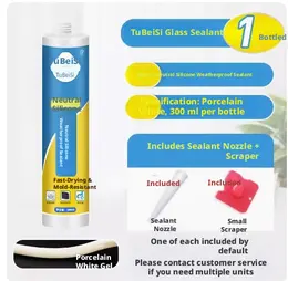 Glass glue-clear color