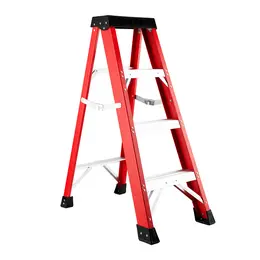Fiberglass Insulating Ladder, Folding Step Ladder For Safe Electrical Work