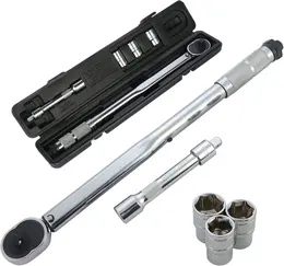 1 2 Inch Ratcheting Torque Wrench 28-210Nm With 17 19 21mm Drive Socket