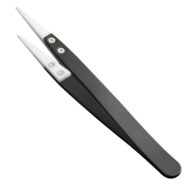 Ceramic Tweezers DIY Atomizer Heating Wire Ceramic Head Accessories High-temperature Resistant And Anti-static Tweezers