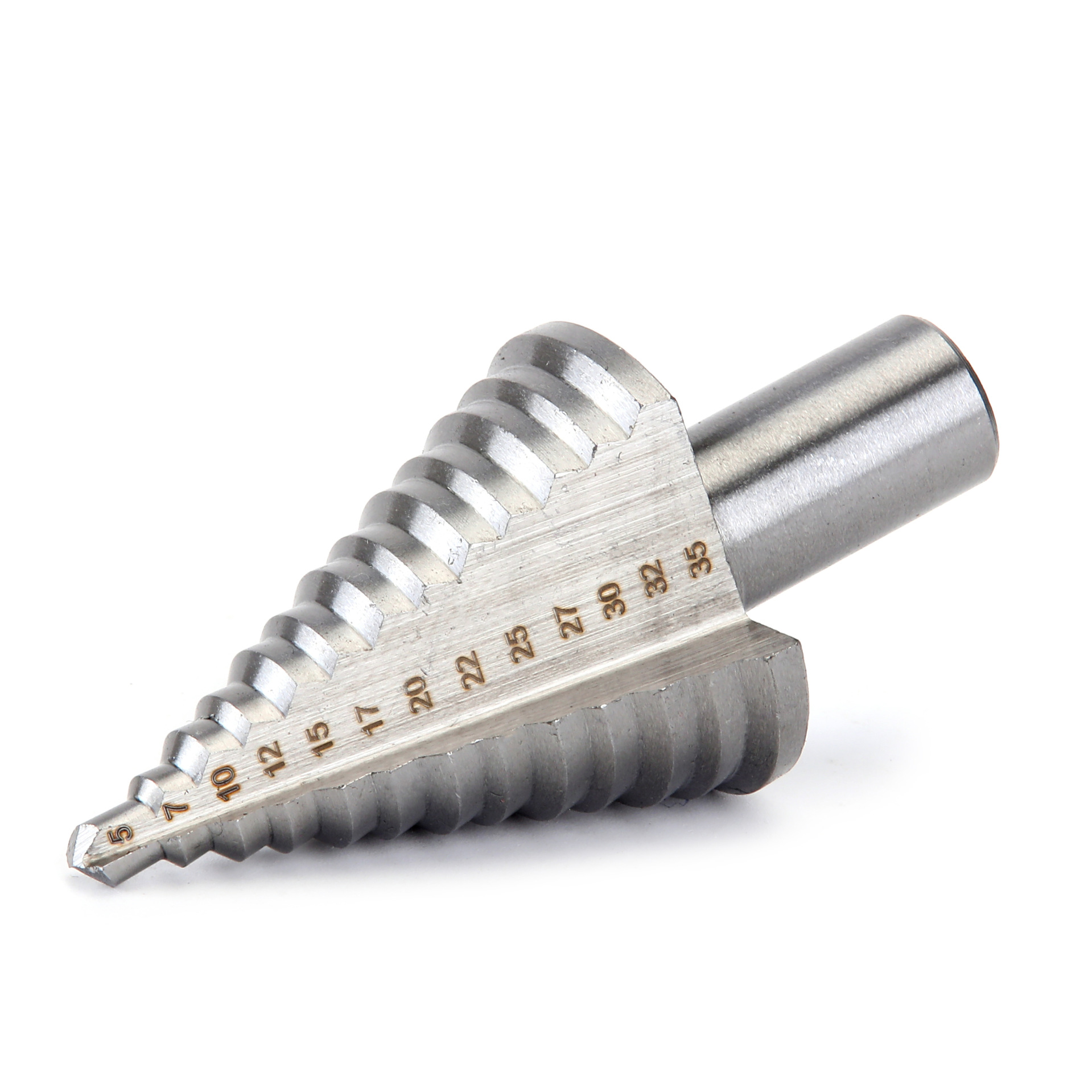 5-35mm Hexagonal Handle Pagoda Drill, Round Handle Pagoda Drill Bit, Multi-functional Hole Opener, Step Drill, Woodworking Hole Opener