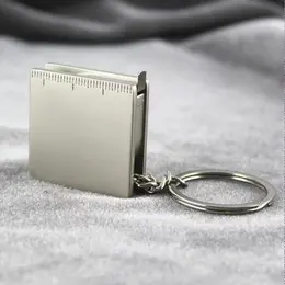Metal Tape Measure, Square Steel Tape Measure, Keychain, Creative Tape Measure With Logo, Zinc Alloy Die-casting Parts, Hardware Processing