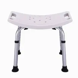 360° Rotatable Adjustable Aluminum Shower Stool Bath Seat