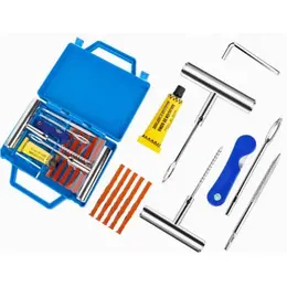 TIRE REPAIR SET 58 PCS MOTORCYCLE/CAR TIRE PATCH KIT EMERGENCY TOOL SET