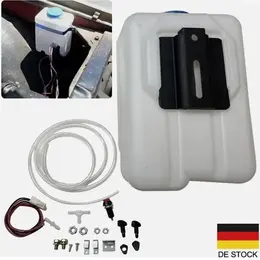12V 1.5L Car Windshield Washer Fluid Tank Kit - Replaces Worn Or Damaged Washer Tanks