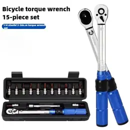Preset Torque Wrench 15-piece Set Suitable For Bicycle DIY, Workshop Work, Factory Maintenance, And Other Industries