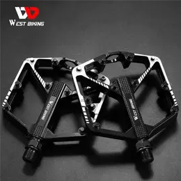 Product image of Aluminum MTB Bicycle Pedals, DU Bearing, Black, 9/16 Inch