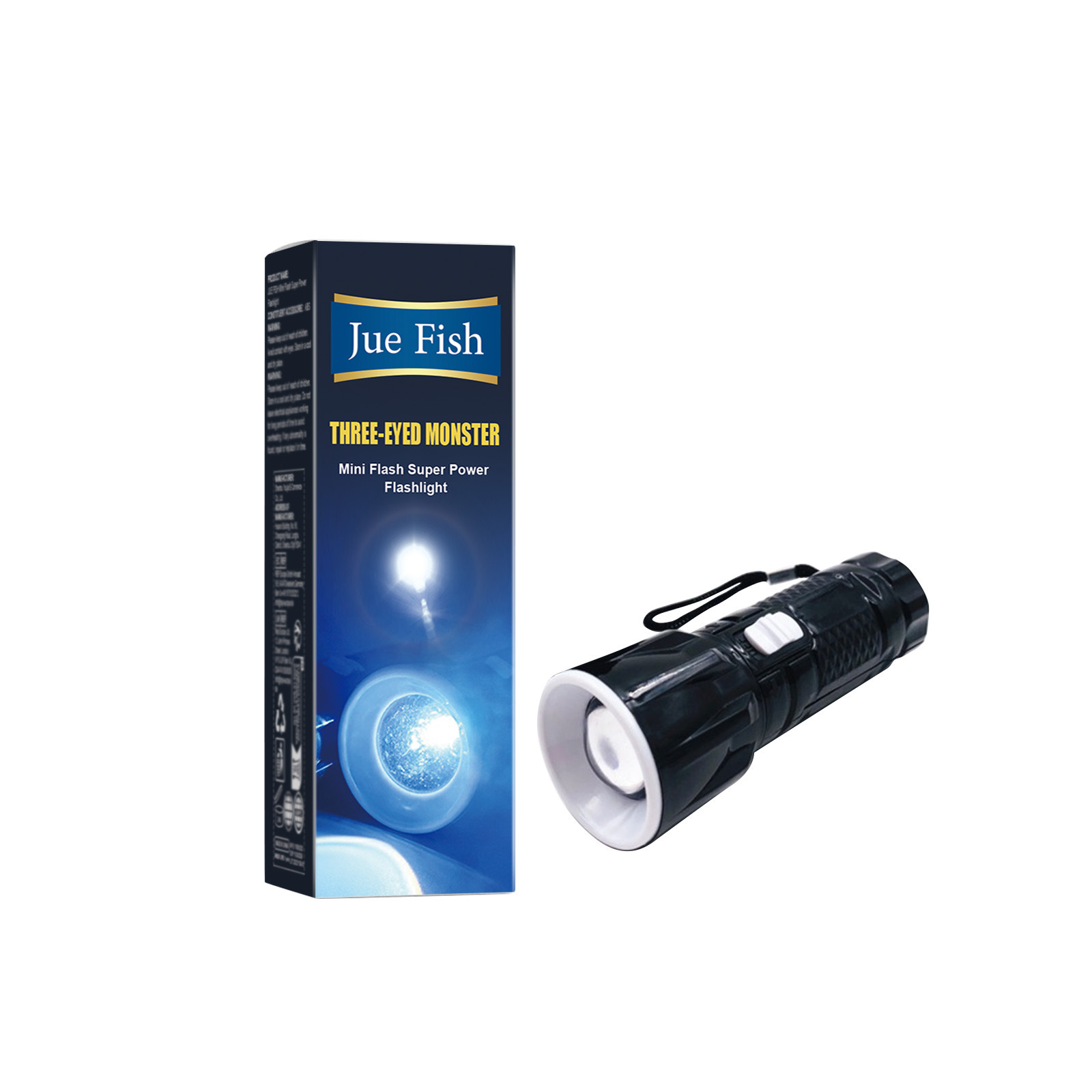 Main product image of Jue-Fish Mini Portable High-Brightness Flashlight