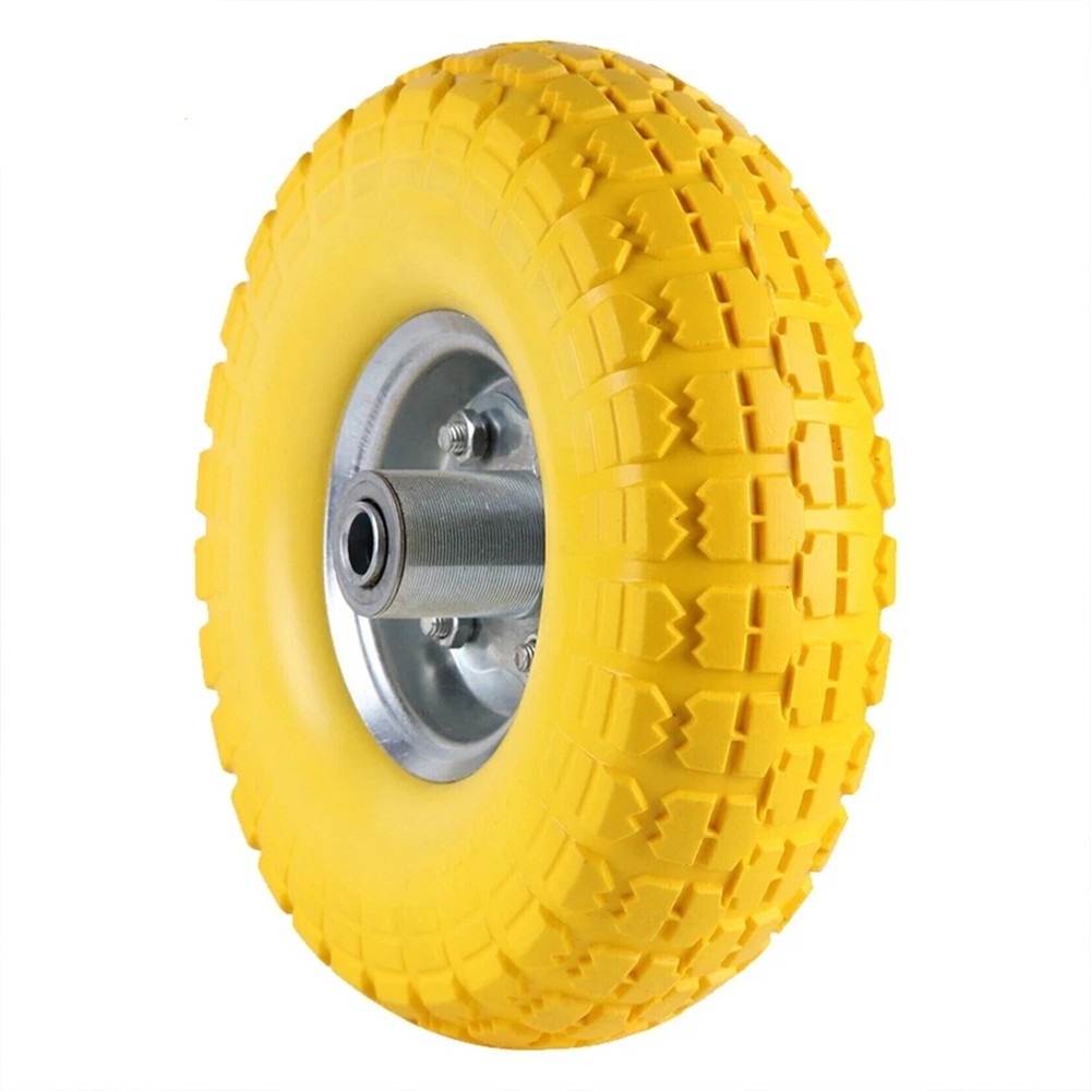 Main product image of 2-Pack 10in Puncture-Proof Solid Rubber Sack Truck Wheels