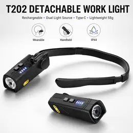 Product image of T202S Rechargeable Motion Sensor Type C Waterproof LED Headlamp, 500LM