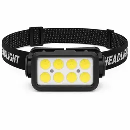 Product image of Rechargeable Type C Waterproof COB LED Headlamp K353 Black 300LM