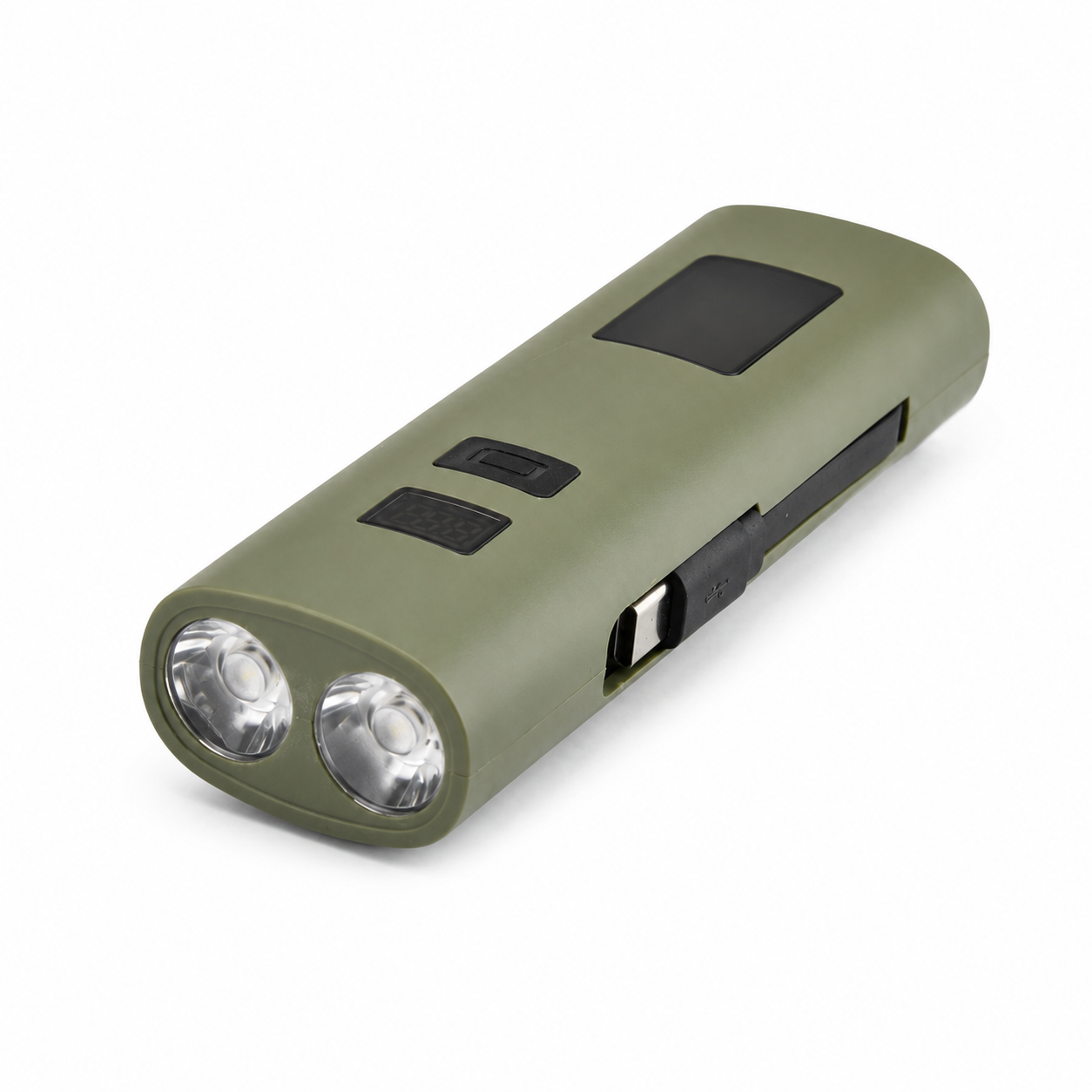 Main product image of Z818 Rechargeable Green Bicycle Flashlight Power Bank