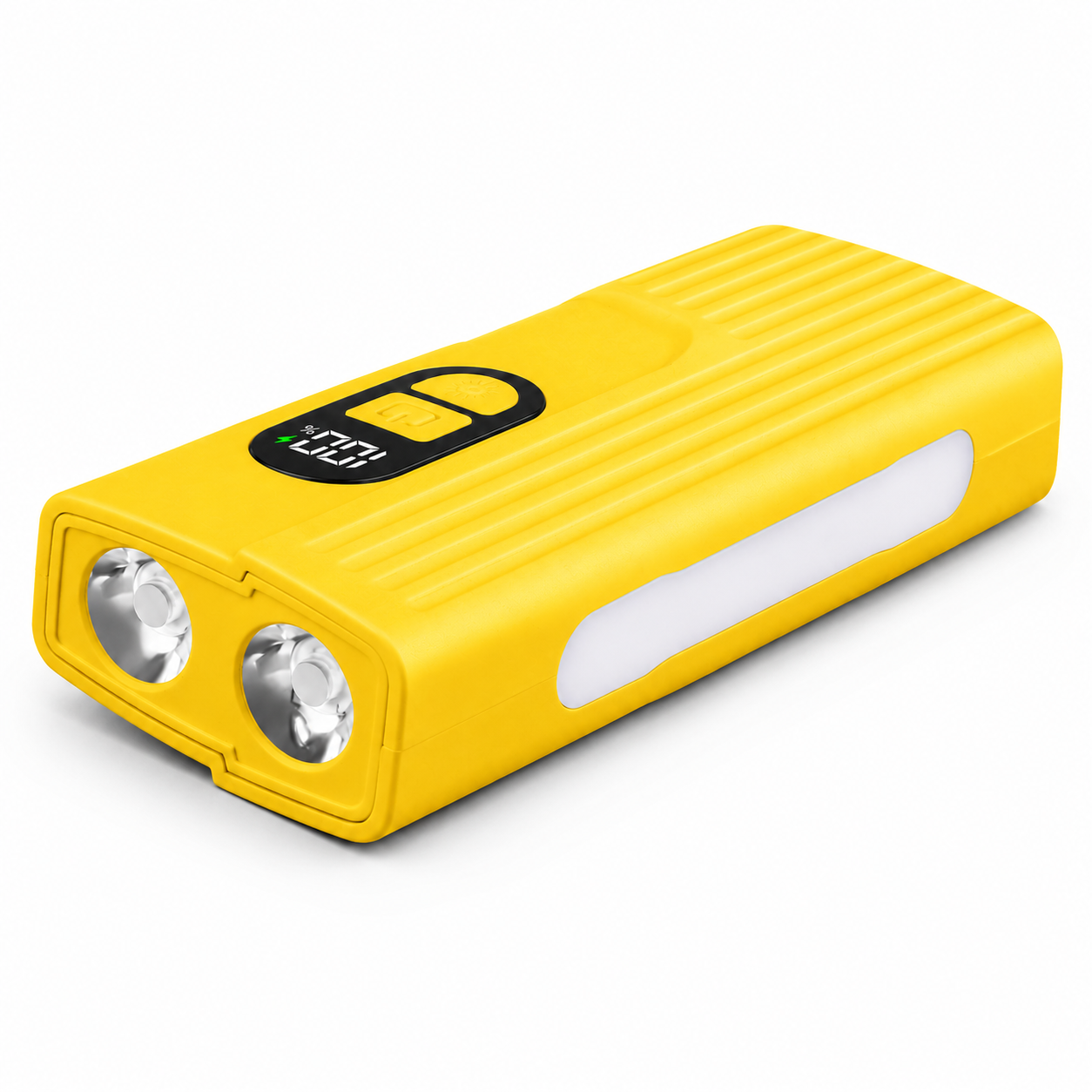 Main product image of Z838 Rechargeable Yellow Bicycle Flashlight Power Bank