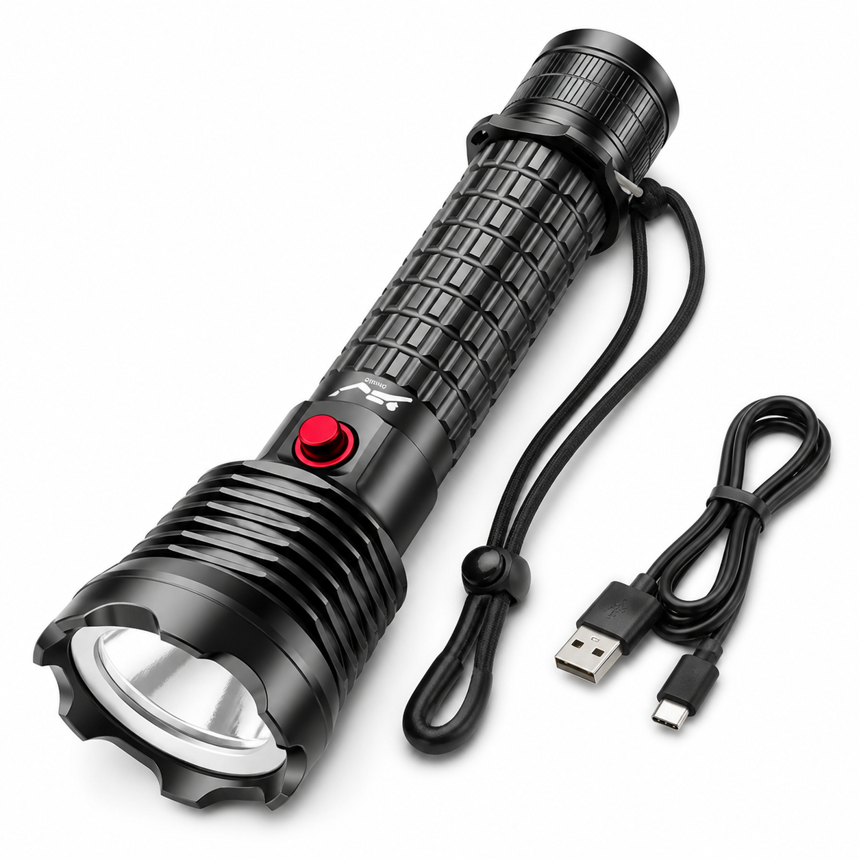 Main product image of Rechargeable Magnetic Battery Display Type C LED Flashlight D903 B 1200LM For Camping Outdoor Emergency