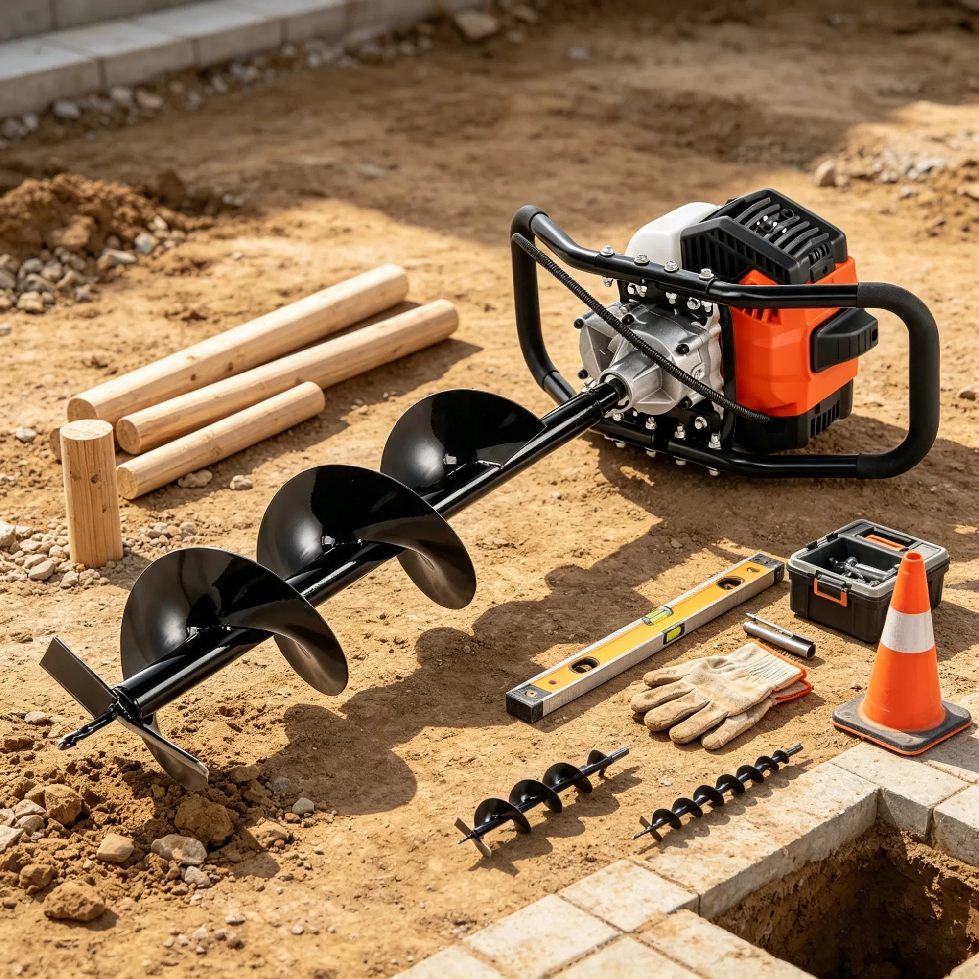 Main product image of 43cc 1250W Gas-Powered Post Hole Digger with Auger