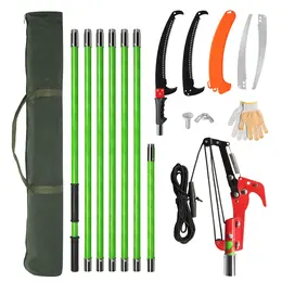 Product image of 24ft Manual Pole Saw and Pruner for High Tree Trimming