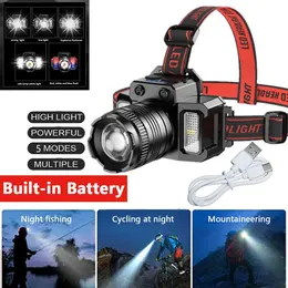 Product image of 5-Mode LED Headlamp, USB Rechargeable with Motion Sensor