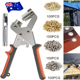 Product image of Handheld Manual Grommet Plier Tool Kit for Eyelet Installation