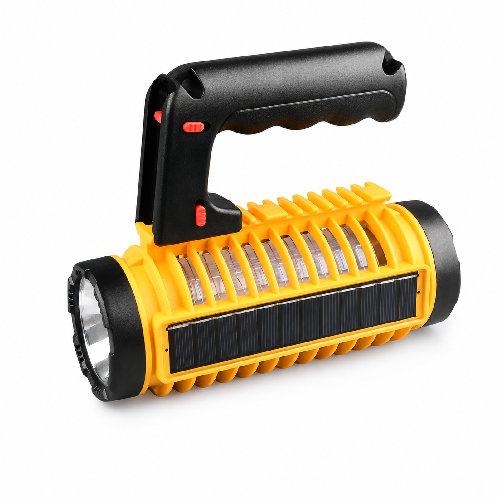 Main product image of LED Flashlight, Solar Rechargeable, Battery Display, Type C, 700LM, W5169 Black