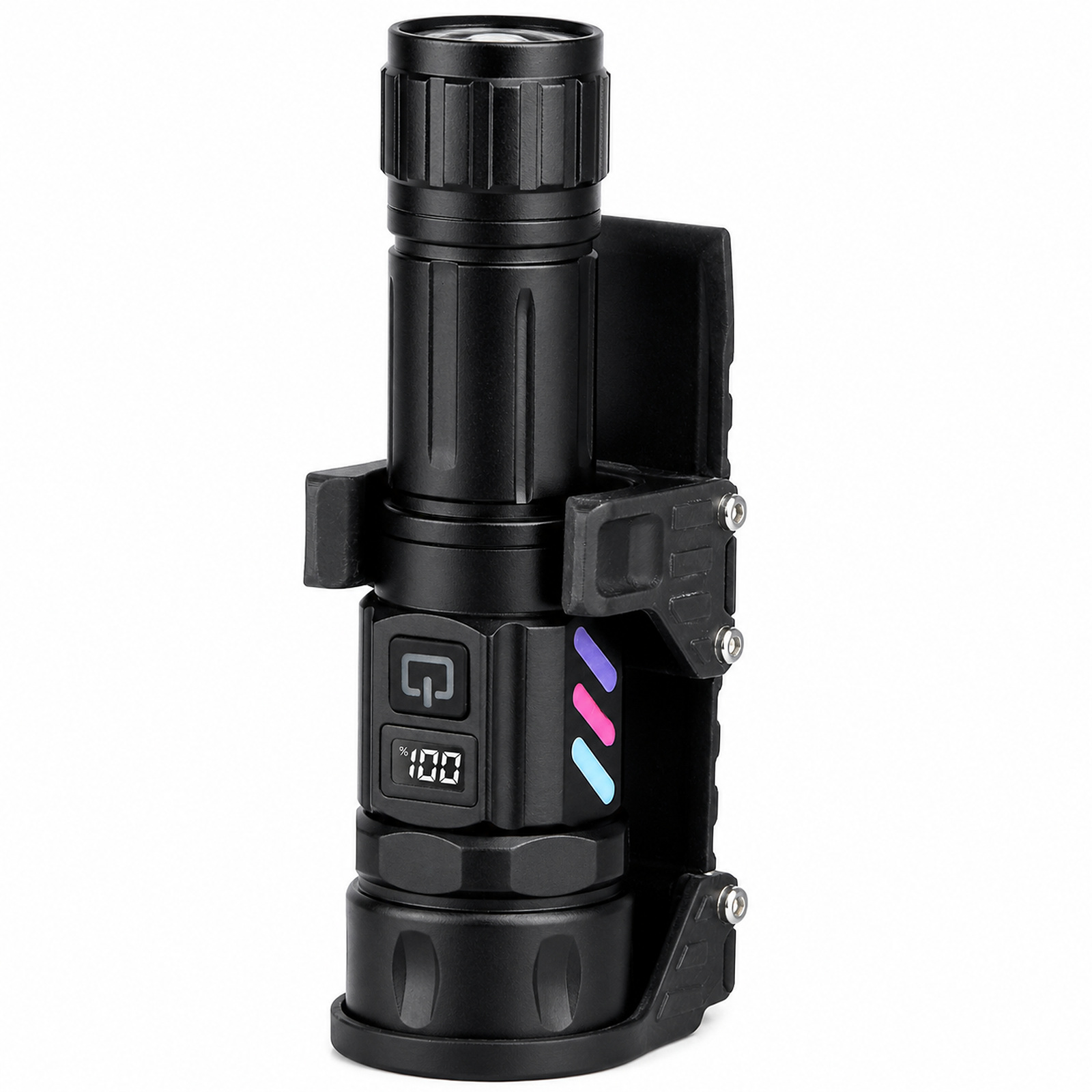 Main product image of Rechargeable White Laser Magnetic Zoomable LED Flashlight W5239 Black 550LM